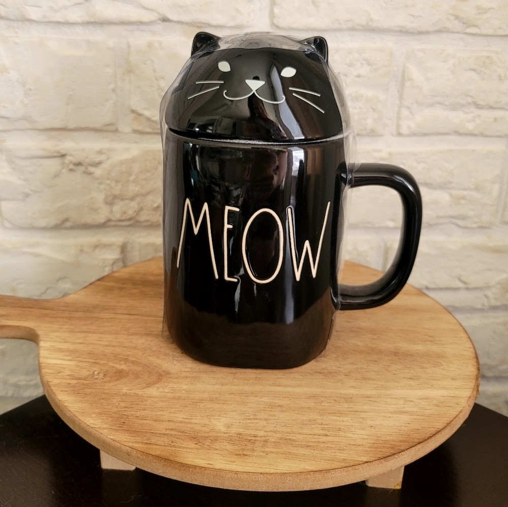 Rae dunn Meow with topper